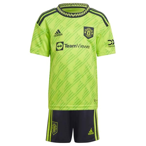Camiseta Manchester United Replica Tercera Ropa Niño 2022/23